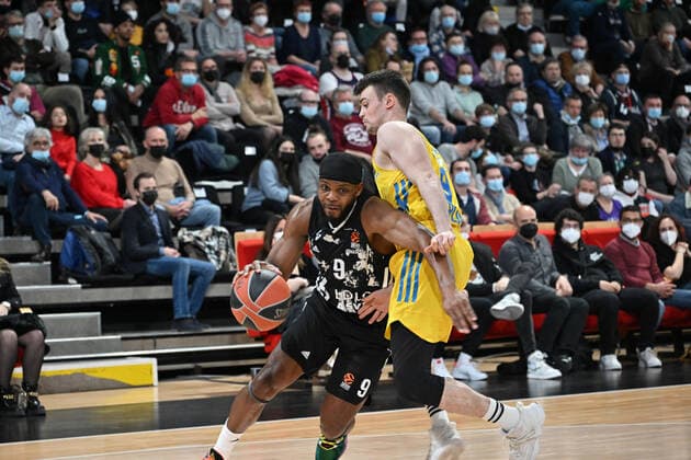 Marcos Knight( asvel) BASKETBALL : LDLC ASVEL vs Alba Berlin - Euroligue - 24 02 2022 FredericChambert Panoramic 
