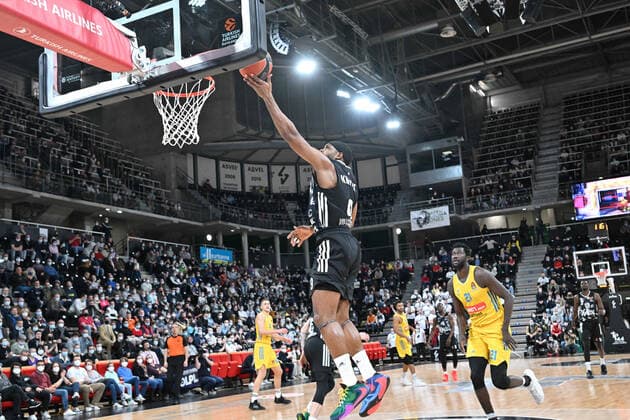 Marcos Knight( asvel) BASKETBALL : LDLC ASVEL vs Alba Berlin - Euroligue - 24 02 2022 FredericChambert Panoramic 