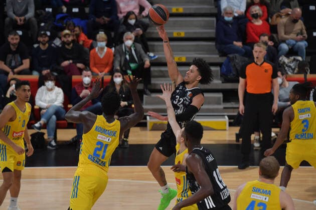 Matthew Strazel (asvel) BASKETBALL : LDLC ASVEL vs Alba Berlin - Euroligue - 24 02 2022 FredericChambert Panoramic 