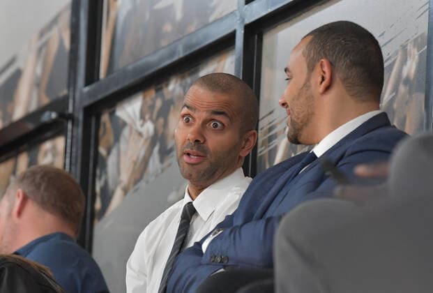 Tony Parker (President asvel) BASKETBALL : LDLC ASVEL vs Alba Berlin - Euroligue - 24 02 2022 FredericChambert Panoramic 