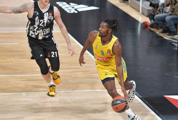 Jaleen Smith (berlin) BASKETBALL : LDLC ASVEL vs Alba Berlin - Euroligue - 24 02 2022 FredericChambert Panoramic 