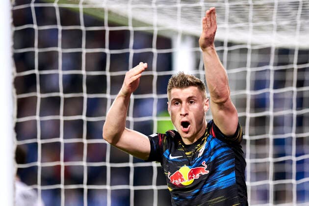 FOOTBALL - Europa League - Real Sociedad vs RB Leipzig Willi Orban of RB Leipzig reacts during the UEFA Europa League Knockout Round Play-Offs Leg One match between, Real Sociedad and RB Leipzig at Reale Arena on 24 of February, 2022 in San Sebastian, Spain. San Sebastian Reale Arena Basque Country Spain RSO-RBL038 Copyright: xRicardoxLarreinax