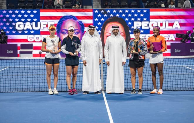 2022 Qatar TotalEnergies Open Cori Gauff (USA) Jessica Pegula (USA)
