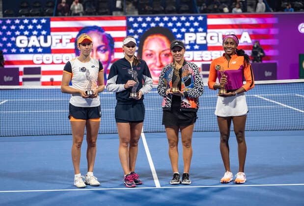 2022 Qatar TotalEnergies Open Cori Gauff (USA) Jessica Pegula (USA)