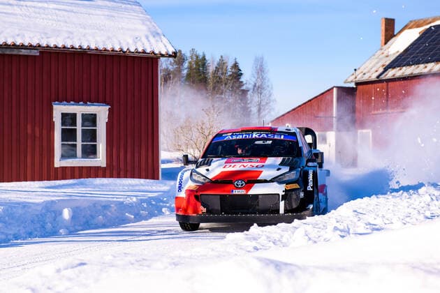 Bilder des Jahres 2022, Sport 02 Februar Sport Themen der Woche KW08 220226 Takamoto Katsuta with co-driver Aaron Johnston, TOYOTA GAZOO RACING WRT NG, TOYOTA GR Yaris Rally1 during SS10 Langed 1 on February 26, 2022 in Umea. Photo: Fredrik Karlsson BILDBYRAN COP 185 FK0113 rally motorsport rally sweden day 3 bbeng *** 220226 Takamoto Katsuta with co driver Aaron Johnston, TOYOTA GAZOO RACING WRT NG, TOYOTA GR Yaris Rally1 during SS10 Langed 1 on February 26, 2022 in Umea Photo Fredrik Karlsson BILDBYRAN COP 185 FK0113 rally motorsport rally sweden day 3 bbeng,  Copyright: FREDRIKxKARLSSON BB220226FK059