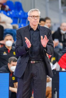 GER, Deutschland vs. Israel, Basketball, World Cup Qualifers, 28.02.2022, GER, Deutschland vs. Israel, Basketball, World Cup Qualifiers, 28.02.2022 Heidelberg Copyright: xEibner-Pressefotox EP_EER