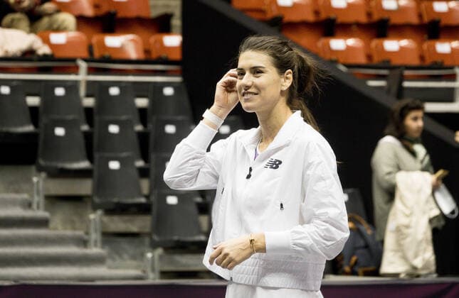 Sorana Cirstea (ROU) - Open 6eme sens MÃ tropole de Lyon, Lyon 01 03 2022 - TENNIS : Open 6eme Sens Lyon Metropole - Lyon - 01 03 2022 SandrineThesillat Panoramic 
