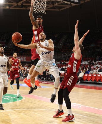 Jaylon Brown (Hamburg Towers, 0) versucht zu punkten GER, FC Bayern Basketball vs. Hamburg Towers, Basketball, 1.Bundesliga, Saison 2021 2022, 02.03.2022, GER, FC Bayern Basketball vs. Hamburg Towers, Basketball, 1.Bundesliga, Saison 2021 2022, 02.03.2022, Muenchen Copyright: xEIBNER MarcelxEngelbrechtx EP_EER