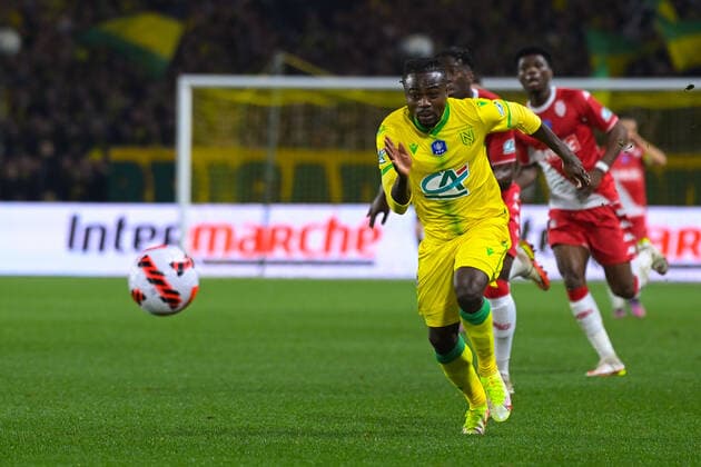 Krepin DIATTA ( 27 - Monaco ) - FOOTBALL : Nantes vs Monaco - Coupe de France - 02 03 2022 FedericoPestellini Panoramic 