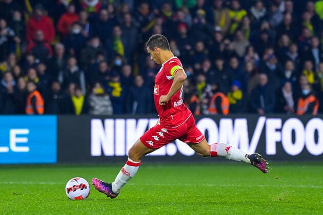 Tir au but de Wissam BEN YEDDER ( 10 - Monaco ) - FOOTBALL : Nantes vs Monaco - Coupe de France - 02 03 2022 FedericoPestellini Panoramic 