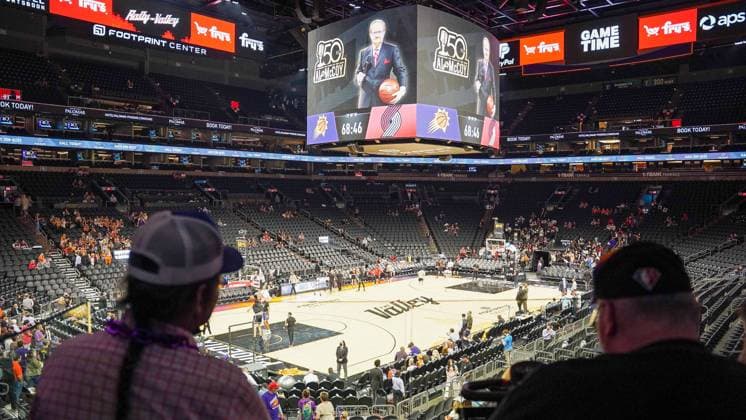 Phoenix, Arizona, March 2nd 2022: General View Inside Footprint Center during the National Basketball Association game between the Portland Trail Blazers and the Phoenix Suns ath Footprint Center in Phoenix, Arizona. Edwin Rodriguez SPP Portland Trailblazers v Phoenix Suns - NBA, Basketball Herren, USA - FootPrint Center 