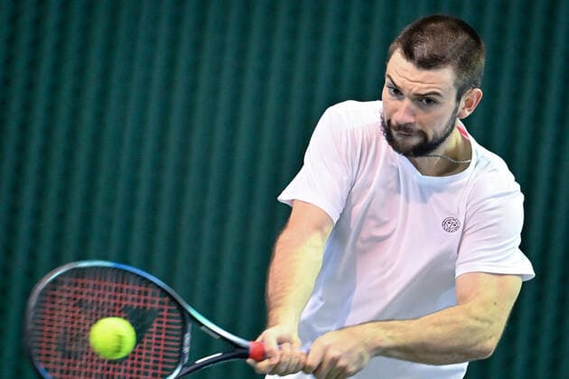TENNIS - ITF Davis Cup 2022 SEOUL,SOUTH KOREA,03.MAR.22 - TENNIS - ITF Davis Cup 2022, South Korea vs Austria, preview. Image shows Jurij Rodionov (AUT).  GEPAxpictures xChristianxMoser
