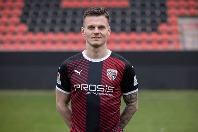 Florian Pick (26 FCI); FC Ingolstadt 04; 2.BL, Porträttermin 2021 2022 2. Bundesliga - FC Ingolstadt 04 Saison 2021 2022