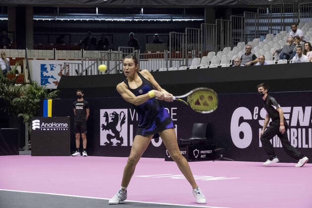 Vitalia DIATCHENKO (RUS) - Open 6eme sens MÃ tropole de Lyon, Lyon 03 03 2022 - Photo Sandrine Thesillat Panoramic TENNIS : Open 6eme Sens Lyon Metropole - 03 03 2022 SandrineThesillat Panoramic 