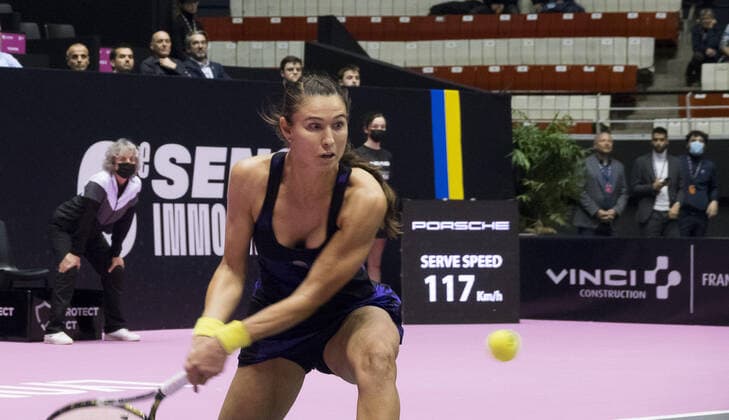 Vitalia DIATCHENKO (RUS) - Open 6eme sens MÃ tropole de Lyon, Lyon 03 03 2022 - Photo Sandrine Thesillat Panoramic TENNIS : Open 6eme Sens Lyon Metropole - 03 03 2022 SandrineThesillat Panoramic 
