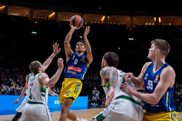 Basketball Berlin 03.03.2022 Saison 2021 2022 Euroleague Regular Season Alba Berlin - Zalgiris Kaunas Maodo Lo (Alba Berlin, No.00)