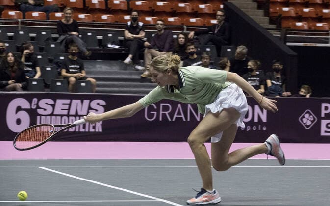Cristina BUCSA (ESP) - Open 6eme sens MÃ tropole de Lyon, Lyon 03 03 2022 - TENNIS : Dayana YASTREMSKA vs Cristina BUCSA - Open 6eme Sens Lyon Metropole - Lyon - 03 03 2022 SandrineThesillat Panoramic 