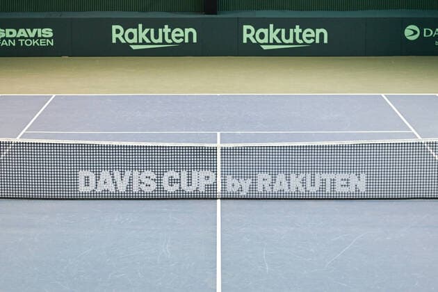 TENNIS - ITF Davis Cup 2022 SEOUL,SOUTH KOREA,04.MAR.22 - TENNIS - ITF Davis Cup 2022, South Korea vs Austria. Image shows an overview of the tennis court at the Olympic Park Tennis Court in Seoul.  GEPAxpictures xChristianxMoser
