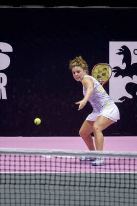 Jasmine PAOLINI (ITA) - Open 6eme sens MÃ tropole de Lyon, Lyon 04 03 2022 - Photo Sandrine Thesillat Panoramic TENNIS : Open 6eme Sens Lyon Metropole - 04 03 2022 SandrineThesillat Panoramic 
