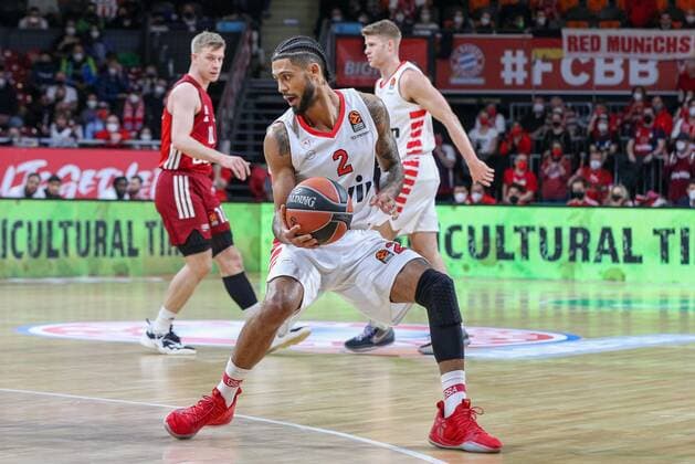 Tyler Dorsey 2 (Olympiakos Piraeus), FC Bayern Basketball vs. Olympiakos Piraeus, Euroleague, 04.03.2022 Muenchen Bayern Deutschland