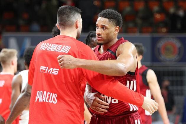 enttaeuschung bei Augustine Rubit 21 (FC Bayern Basketball), FC Bayern Basketball vs. Olympiakos Piraeus, Euroleague, 04.03.2022 Muenchen Bayern Deutschland