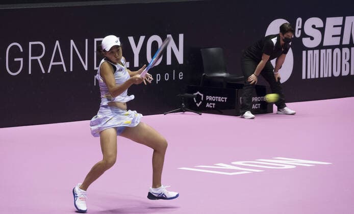 Shuai ZHANG (CHN) TENNIS : Open 6eme sens Metropole de Lyon - 05 03 2022 SandrineThesillat Panoramic 