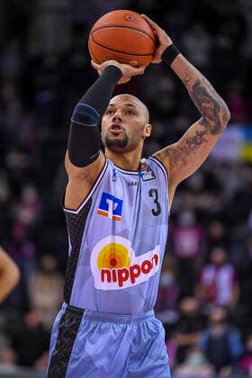 easyCredit BBL, Telekom Baskets Bonn vs. HAKRO Merlins Crailsheim, 05.03.2022 Maurice Stuckey (HAKRO Merlins Crailsheim, 3), easyCredit BBL, Telekom Baskets Bonn vs. HAKRO Merlins Crailsheim am 05.03.2022 im Telekom Dome Bonn, Bonn (Nordrhein-Westfalen) Copyright: xBEAUTIFULxSPORTS Mueller-Laschetx