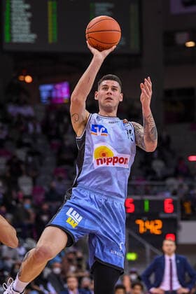 easyCredit BBL, Telekom Baskets Bonn vs. HAKRO Merlins Crailsheim, 05.03.2022 Bogdan Radosavlijevic (HAKRO Merlins Crailsheim, 15), easyCredit BBL, Telekom Baskets Bonn vs. HAKRO Merlins Crailsheim am 05.03.2022 im Telekom Dome Bonn, Bonn (Nordrhein-Westfalen) Copyright: xBEAUTIFULxSPORTS Mueller-Laschetx