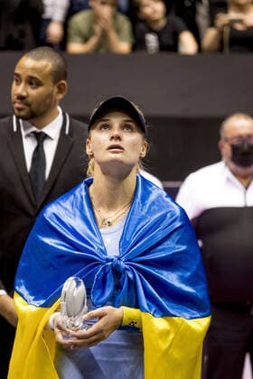 Dayana YASTREMSKA (UKR) finaliste - Open 6eme sens MÃ tropole de Lyon TENNIS : Open 6eme sens Metropole de Lyon - 06 03 2022 SandrineThesillat Panoramic 