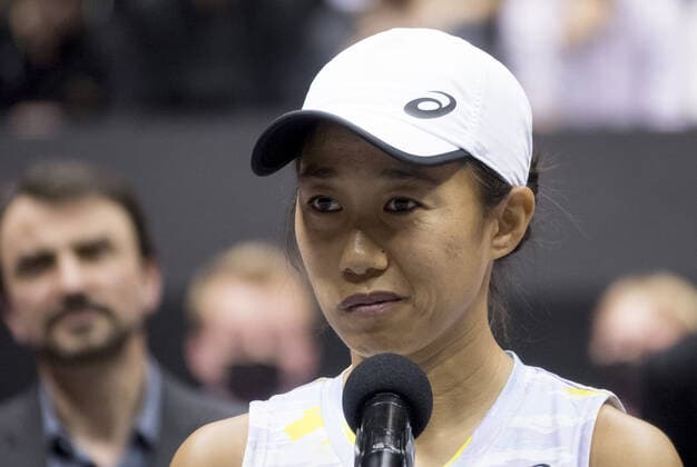 Shuai Zhang (CHN) remporte la finale du tournoi de Lyon - Open 6eme sens MÃ tropole de Lyon TENNIS : Open 6eme sens Metropole de Lyon - 06 03 2022 SandrineThesillat Panoramic 