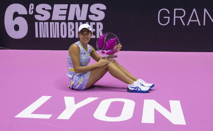 Shuai Zhang (CHN) remporte la finale du tournoi de Lyon - Open 6eme sens MÃ tropole de Lyon TENNIS : Open 6eme sens Metropole de Lyon - 06 03 2022 SandrineThesillat Panoramic 