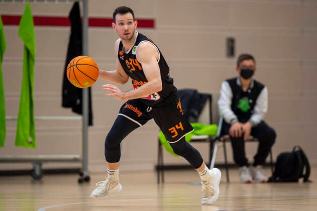David Cohn (34, WiHa Panthers Schwenningen) GER, Basketball, Barmer 2. Bundesliga Pro-A, Spieltag 28, Ehingen Urspring vs WiHa Panthers Villingen-Schwenningen, 06.03.2022, GER, Basketball, Barmer 2. Bundesliga Pro-A, Spieltag 28, Ehingen Urspring vs WiHa Panthers Villingen-Schwenningen, 06.03.2022 Ehingen Copyright: xEibner-Pressefotox EP_FWF