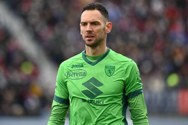 Mandatory Credit: Photo by Gianluca Ricci LiveMedia Shutterstock (12836296ab) Etrit Berisha (torino Fc goalkeeper) portrait italian soccer Serie A match Bologna FC vs Torino FC, Renato Dall Ara stadium, Bologna, Italy - 06 Mar 2022 italian soccer Serie A match Bologna FC vs Torino FC, Renato Dall Ara stadium, Bologna, Italy - 06 Mar 2022  Copyright: xGianlucaxRicci LiveMedia Shutterstockx 12836296ab