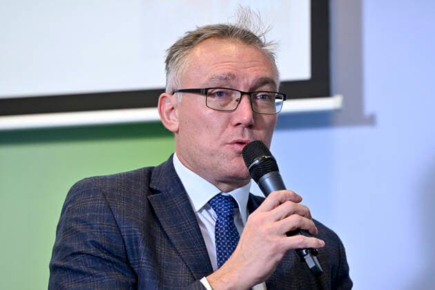 Kamil Novak, FIBA Executive Director Europe pictured during a press conference, PK, Pressekonferenz on the World Championship, WM, Weltmeisterschaft basket 3x3 in Antwerp from 21 to 26 June 2022, Tuesday 08 March 2022, in Berchem. DIRKxWAEM  x19459538x