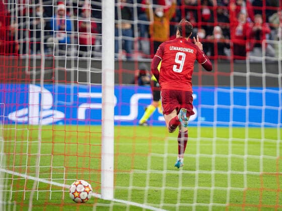 Tor zum 3:0 durch Robert Lewandowski (FC Bayern Muenchen, 09), Hattrick, GER, FC Bayern Muenchen vs. FC Red Bull Salzburg, Fussball, Champions League, Achtelfinale, Rueckspiel, Spielzeit 2021 2022, 08.03.2022, GER, FC Bayern Muenchen vs. FC Red Bull Salzburg, Fussball, Champions League, Achtelfinale, Rueckspiel, Spielzeit 2021 2022, 08.03.2022 Muenchen Copyright: xEibner-Pressefoto SaschaxWaltherx EP_EER