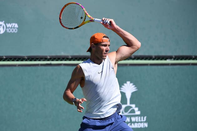 Rafael Nadal TENNIS : BNP Paribas Open 2022 - 09 03 2023 AntoineCouvercelle Panoramic 