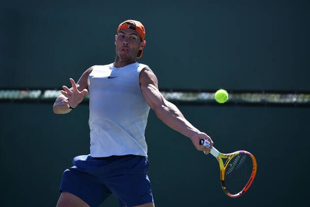 Rafael Nadal TENNIS : BNP Paribas Open 2022 - 09 03 2023 AntoineCouvercelle Panoramic 