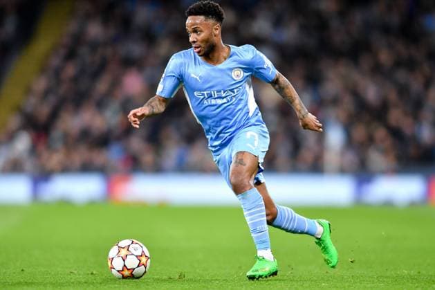 Raheem Sterling (7 Manchester City) in action during the UEFA Champions League round of 16 second leg match between Manchester City and Sporting Lisbon at Etihad stadium in Manchester. Will Palmer SPP Manchester City v Sporting Lisbon - UEFA Champions League - Etihad Stadium 