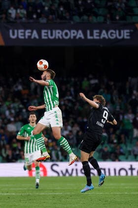 Real Betis v Eintracht Frankfurt: Round of 16 Leg One - UEFA Europa League German Pezzella of Real Betis in action during the UEFA Europa League Knockout Round of 16 Leg One match between Real Betis and Eintracht Francfort at Benito Villamarin Stadium on March 09, 2022 in Seville, Spain. Seville Spain  Copyright: xDAXxImagesx originalFilename:daximages-realbeti220309_npEoP.jpg
