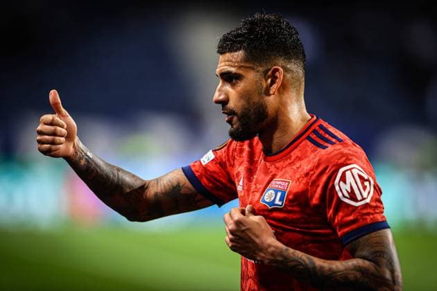 Porto, Portugal, March 10th 2022: Emerson Palmieri of Lyon during the Europa League Round of 16 first leg football match between Porto and Lyon, OL, at the Estadio do Dragao in Porto, Portugal Pedro Loureiro SPP Europa League - Porto v Lyon 