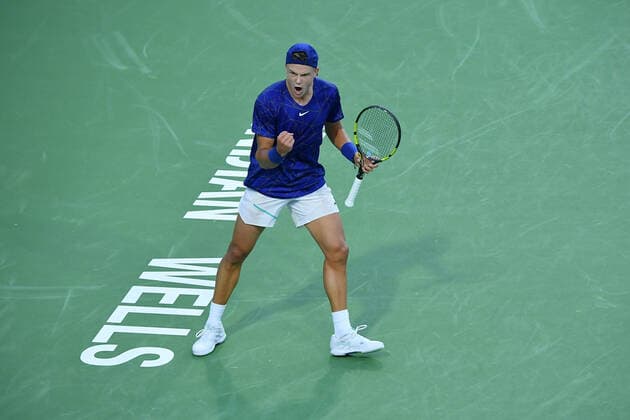 Holger Rune TENNIS : BNP Paribas Open 2022 - 10 03 2023 AntoineCouvercelle Panoramic 
