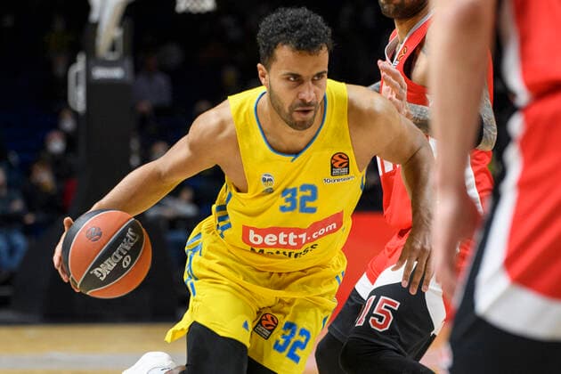 Johannes Thiemann (Alba Berlin, 32), GER, Basketball, Alba Berlin vs Olympiakos Piraeus (Stats Turkish Airlines EuroLeague 2021 22), Saison 2021 2022, 10.03.2022, Basketball - Alba Berlin vs Olympiakos Piraeus (Stats Turkish Airlines EuroLeague 2021 22), Spiel, 10.03.2022, Berlin Copyright: xEibner-Pressefoto UwexKochx EP_UKH