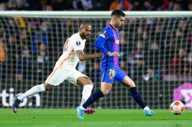 March 10, 2022, Barcelona, Spain: Ferran Torres of FC Barcelona, Barca during the UEFA Europa League match between FC Barcelona and Galatasaray ASat Camp Nou in Barcelona, Spain. Barcelona Spain - ZUMAd159 20220310_zia_d159_070 Copyright: xGerardxFrancox