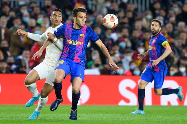 March 10, 2022, Barcelona, Spain: Eric Garcia of FC Barcelona, Barca during the UEFA Europa League match between FC Barcelona and Galatasaray ASat Camp Nou in Barcelona, Spain. Barcelona Spain - ZUMAd159 20220310_zia_d159_073 Copyright: xGerardxFrancox
