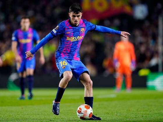 ESP: FC Barcelona, Barca v Galatasaray SK. UEFA Europa League Pedro Gonzalez Pedri of FC Barcelona during the UEFA Europa League match between FC Barcelona v Galatasaray SK played at Camp Nou Stadium Stadium on March 10, 2022 in Barcelona, Spain. kpng Copyright: xSergioxRuizx xPRESSINPHOTOx PS_100322_009