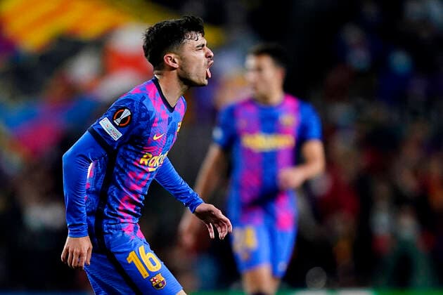 ESP: FC Barcelona, Barca v Galatasaray SK. UEFA Europa League Pedro Gonzalez Pedri of FC Barcelona during the UEFA Europa League match between FC Barcelona v Galatasaray SK played at Camp Nou Stadium Stadium on March 10, 2022 in Barcelona, Spain. kpng Copyright: xSergioxRuizx xPRESSINPHOTOx PS_100322_010