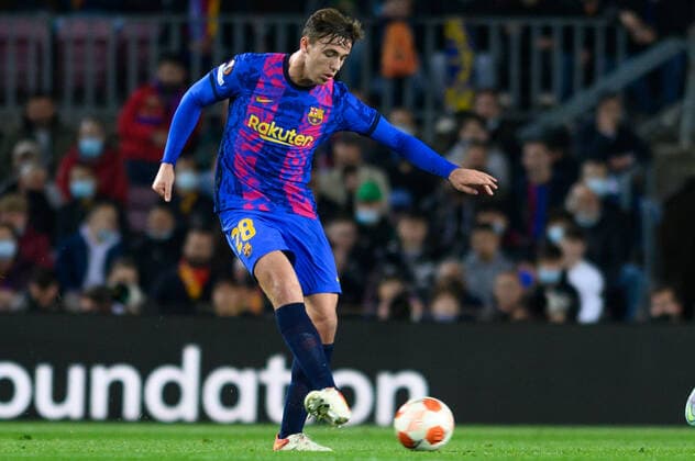 March 10, 2022, Barcelona, Spain: Nico Gonzalez of FC Barcelona, Barca during the UEFA Europa League match between FC Barcelona and Galatasaray ASat Camp Nou in Barcelona, Spain. Barcelona Spain - ZUMAd159 20220310_zia_d159_081 Copyright: xGerardxFrancox