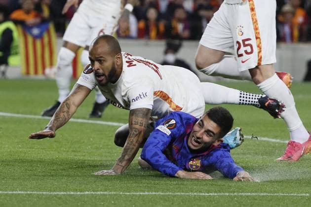 Barcelona, Spain, March 10th 2021: Ferran Torres (19 FC Barcelona, Barca during, UEFA Europa League match between Barcelona and Galatasaray at Camp Nou stadium in Barcelona, Spain. Rafa Huerta SPP Barcelona v Galatasaray - UEFA Europa League - Camp Nou Stadium 