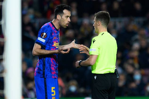 March 10, 2022, Barcelona, Spain: Sergio Busquets of FC Barcelona, Barca during the UEFA Europa League match between FC Barcelona and Galatasaray ASat Camp Nou in Barcelona, Spain. Barcelona Spain - ZUMAd159 20220310_zia_d159_115 Copyright: xGerardxFrancox