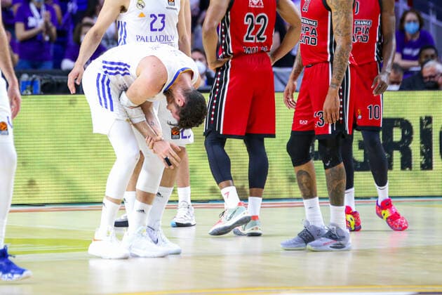 10th March 2022; Wizink Center; Madrid, Spain; Turkish Airlines Euroleague Basketball; Spain, Real Madrid vs AX Armani Exchange Milan; Rudy Fernandez (Madrid) Madrid Spain Basketball Copyright: xAlbaxPachecox xAgenciaxLOFx
